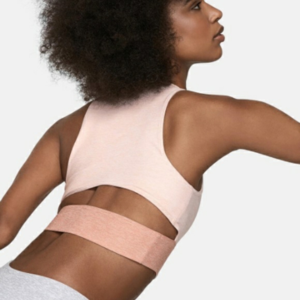Outdoor Voices Tri-Tone Slashback Crop
